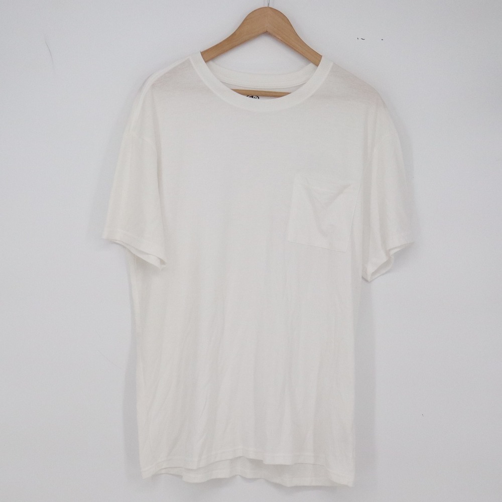 Athletic Works T-Shirt Mens L White Pocket Short Sleeve Excellent